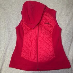 Columbia Women's Vibrant Pink Hooded Vest
